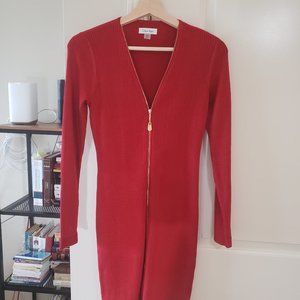 Calvin Klein Red Dress NWOT